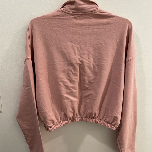 Mid-length sweatshirt with elastic waist - Picture 2 of 3